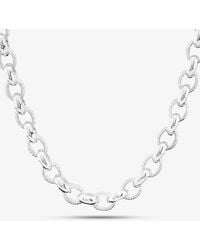 T.H.Baker - Sterling 20 Inch Heavy Patterned Oval Belcher Chain Hlob-820-Ag-20 - Lyst