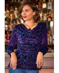 Joe Browns - Devore Long Sleeve Top With Cowl Neck - Lyst
