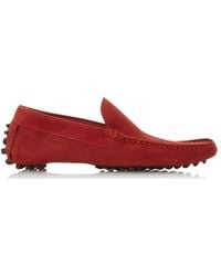 Dune - 'bustling' Suede Loafers - Lyst