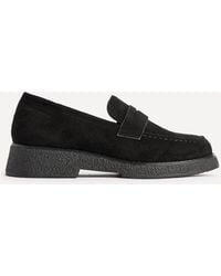 Linzi - Hilton Faux Suede Penny Loafer - Lyst
