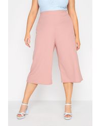 Yours - Wide Leg Culottes - Lyst