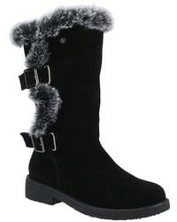 Hush Puppies - 'Megan' Suede Leather Mid Boots - Lyst
