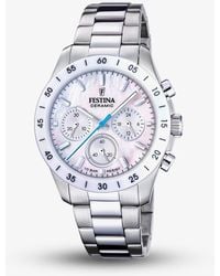 Festina - Ceramic Chronograph Watch F20693 - Lyst