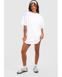 Boohoo - A-line Structured T-shirt Dress - Lyst
