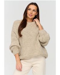 Love Lace - Viscose Relaxed Long Sleeve Heavyweight Jumper - Lyst