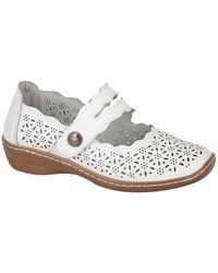 Boulevard - Perforated Leather Sandals - Lyst