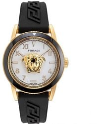 Versace - V Palazzo Stainless Steel Luxury Analogue Quartz Watch Ve2v00222 - Lyst
