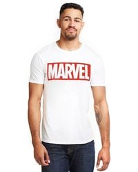 Marvel - Core Logo Cotton T-Shirt - Lyst