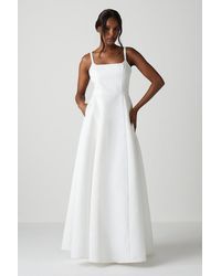 Coast - Structured Satin Corset Full Skirt Wedding Dress - Lyst