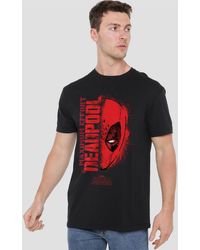 Marvel - Deadpool Graffiti Portrait T-Shirt - Lyst