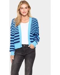 Saint Tropez - Ibenmeisz Open Front Stripes Cardigan - Lyst