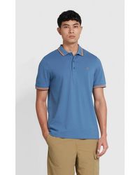 Farah - Alvin Tipped Polo Shirt - Lyst
