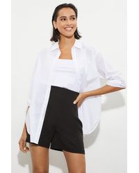 Dorothy Perkins - Tall Pleat Front Shorts - Lyst