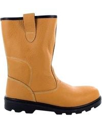 Grafters - Leather Safety Rigger Padded Ankle Toe Cap Boots - Lyst