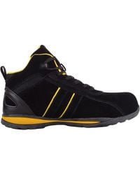 Absolute Footwear - Adults Suede Lace Up Two Toned Safety Work Trainers Sneakers - Lyst