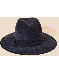 Accessorize - Chenille Packable Fedora Hat - Lyst