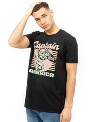 Marvel - 70's Cap Cotton T-Shirt - Lyst