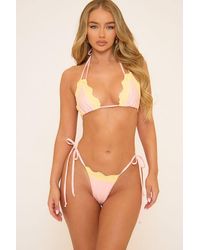 EGO - Lace Trim Bikini Set - Lyst