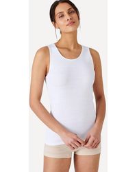DAMART - Medium Warmth Sleeveless Thermal Longline T-Shirt - Lyst
