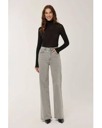 Hiccup - High Waist Wide Leg Jeans - Lyst