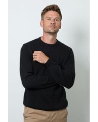 MAINE - Premium Pure Cotton Crew Neck Jumper - Lyst