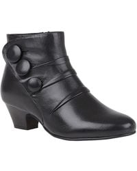 Lotus - 'Prancer' Leather Ankle Boots - Lyst