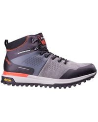 Hi-Tec - Breder V Waterproof Suede Mid Cut Hiking Shoes - Lyst