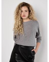 Apricot - Faux Pearl Gem Embellished Jumper - Lyst