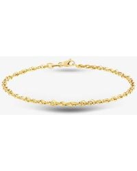 T.H.Baker - 9Ct 7.5 Inch Prince Of Wales Chain Bracelet 1.29.4322 - Lyst