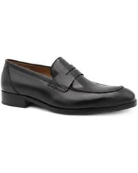 Jones Bootmaker - Russell Wide Fit Leather Penny Loafers - Lyst