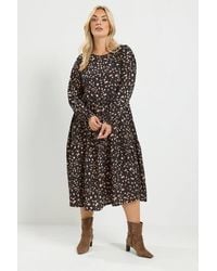 Yours - Deer Print Maxi Dress - Lyst