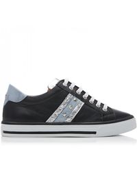 moda in pelle fianntas lace up trainers