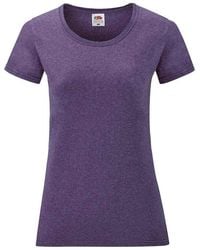 Fruit Of The Loom - Valueweight Heather Lady Fit T-Shirt - Lyst
