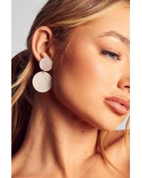 MissPap - Oversized Drop Circle Earrings - Lyst