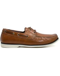 Dune - 'sail' Leather Boat Shoes - Lyst