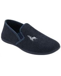 Lotus - 'Davida' Textile Full Slippers - Lyst