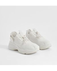 Boohoo - Knitted Chunky Trainers - Lyst