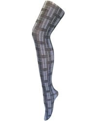 Sock Snob - 1 Pack Coloured 80 Denier Opaque Patterned Soft Tights - Lyst