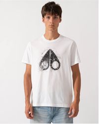 Moose Knuckles - Short Sleeve Crew Neck Logo Detail Slim Fit T-Shirt - Lyst