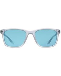 Quiksilver - Rectangle Matte Ice Crystal Mirrored Qs4001 - Lyst