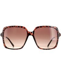Guess - Square Dark Havana Gradient Gf6131 - Lyst