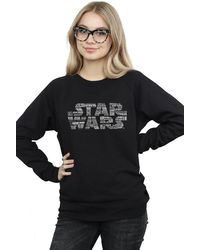 Star Wars - Repeat Text Logo Sweatshirt - Lyst