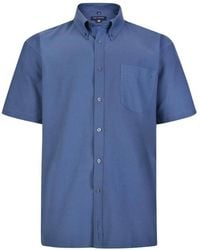 KAM Jeanswear - Casual Short Sleeve Oxford Shirt For - Lyst