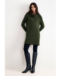 Phase Eight - Ellie Roll Neck Knitted Jumper Dress - Lyst