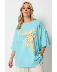 Yours - 'Chasing The Sun' Graphic T-Shirt - Lyst