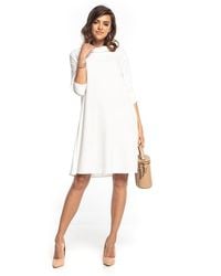 Love Lace - Elegant Trapeze Midi Day Dress Jackie Style - Lyst