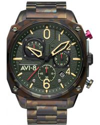 AVI-8 - Stainless Steel Classic Analogue Quartz Watch - Av-4052-22 - Lyst