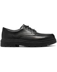 Clarks - Lorcam Lane Youth Leather Derby Shoes, Lace Up, School Shoes - Lyst