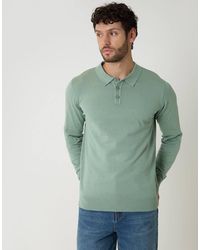 Threadbare - Knitted Long Sleeve Polo Jumper - Lyst