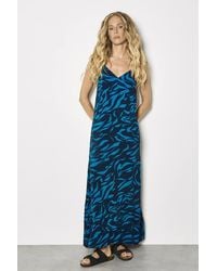 Apricot - Animal Print Trapeze Cami Maxi Dress - Lyst